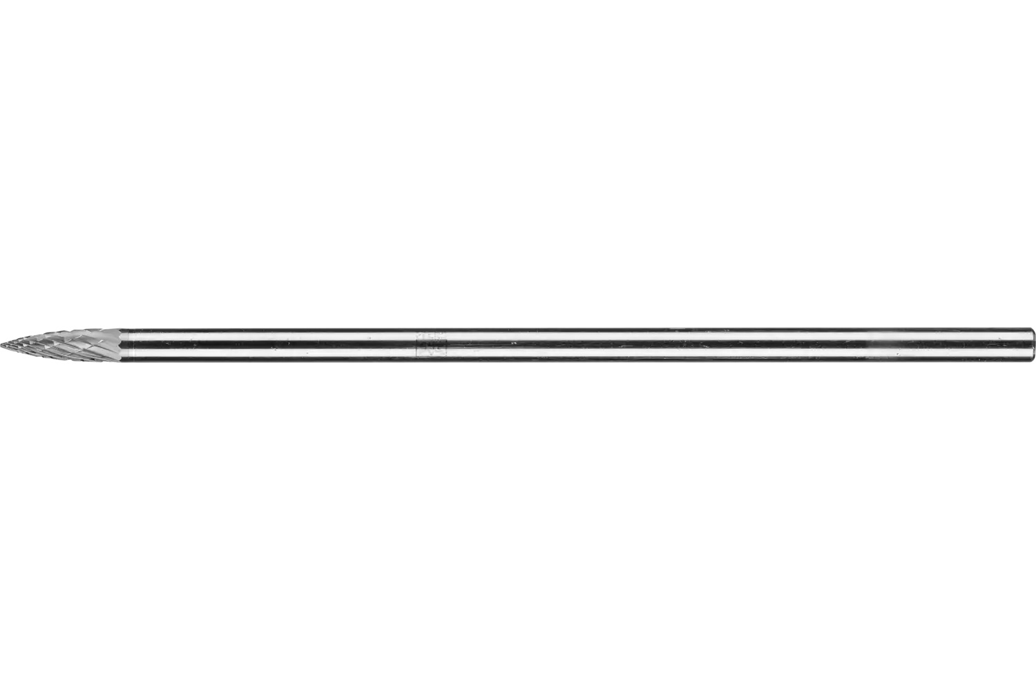 Picture of Pferd Carbide Bur SG-1L6 Pointed Tree Shape Double Cut 1/4" x 5/8" x 1/4" Shank